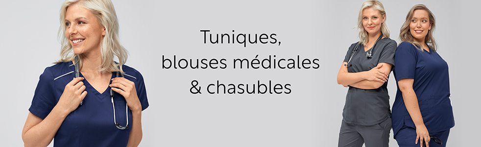 Tuniques, blouses médicales & chasubles Tuniques, blouses médicales & chasubles