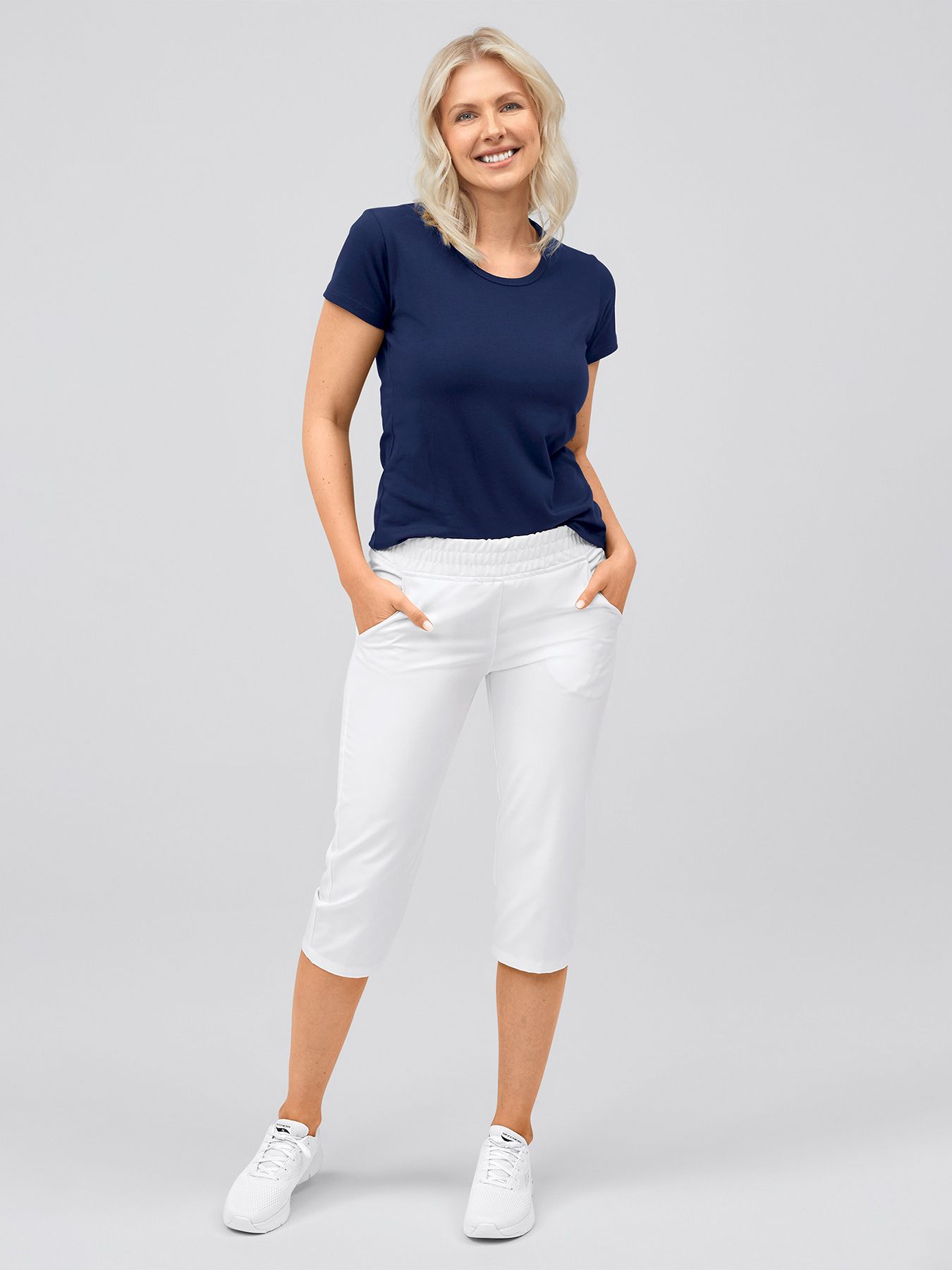 Pantalon femme 3/4 deals