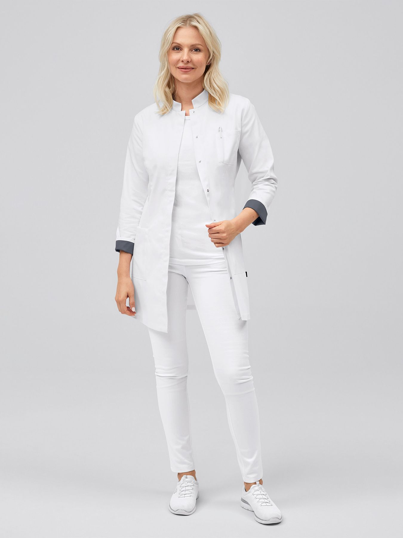 Blouse médicale avec détails colorés ATESSA