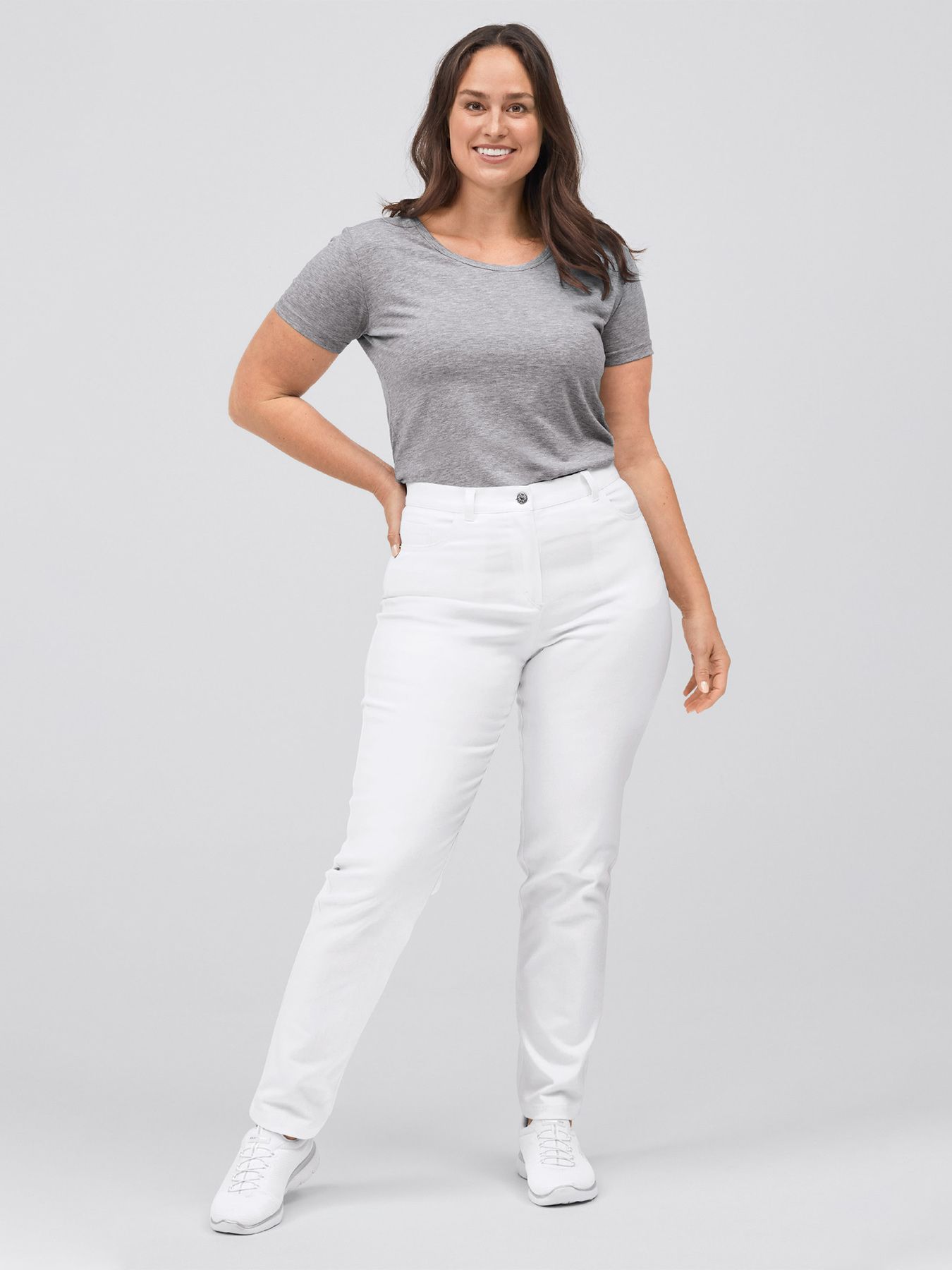 Opaque white jeans clearance
