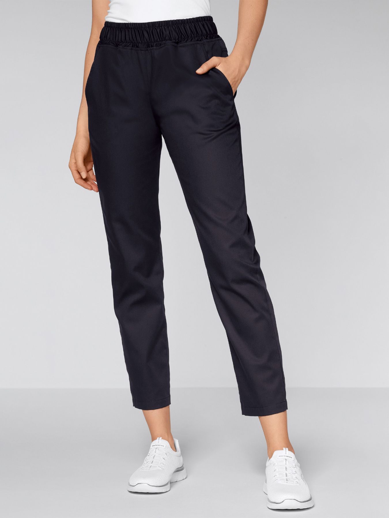 Pantalon extensible femme, largeur confortable