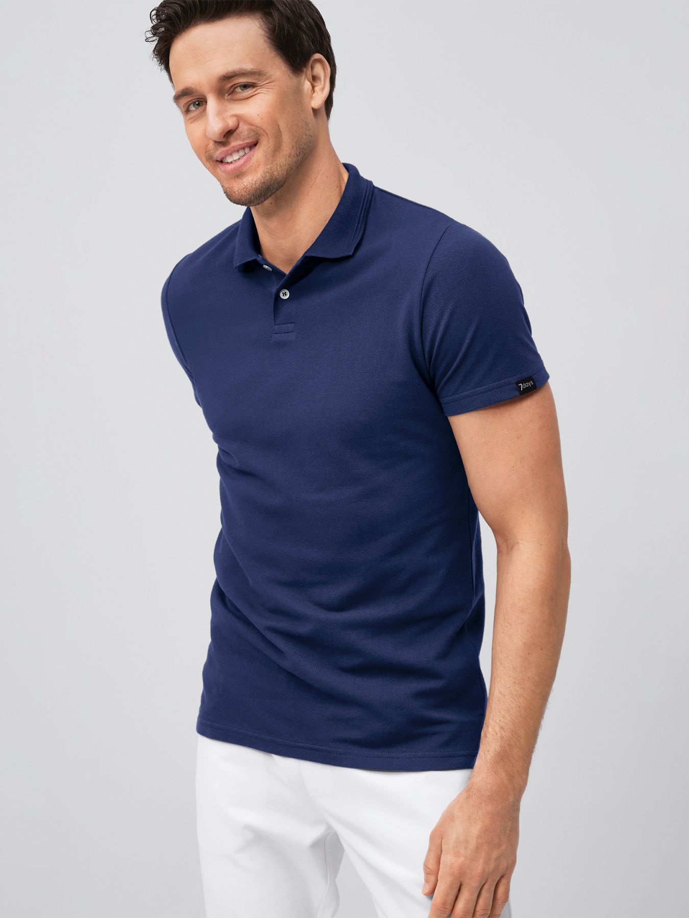 Polo homme en maille piquée METZ, lavage à 90°