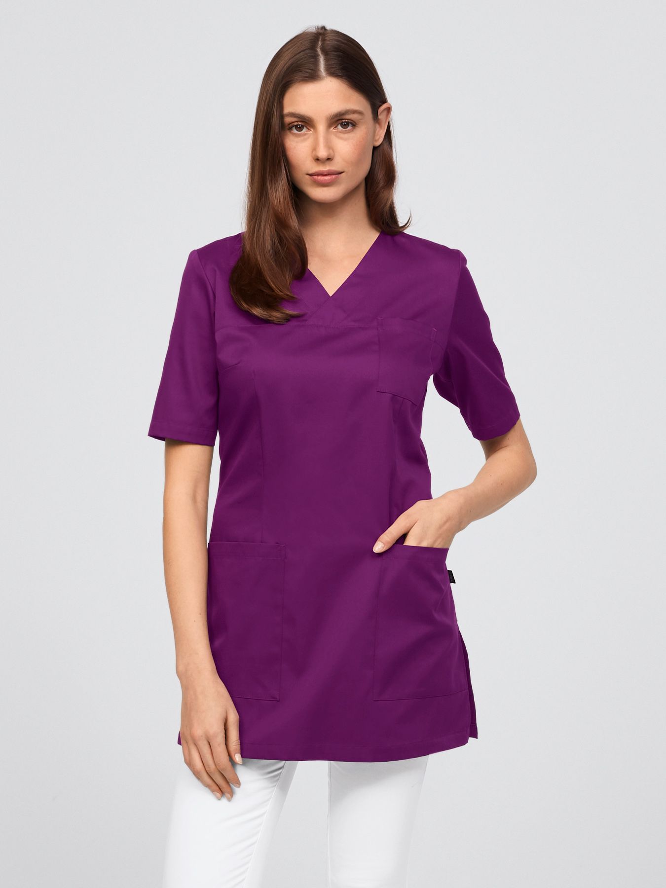 Tunique médicale facile à enfiler ARICA – coupe longue
