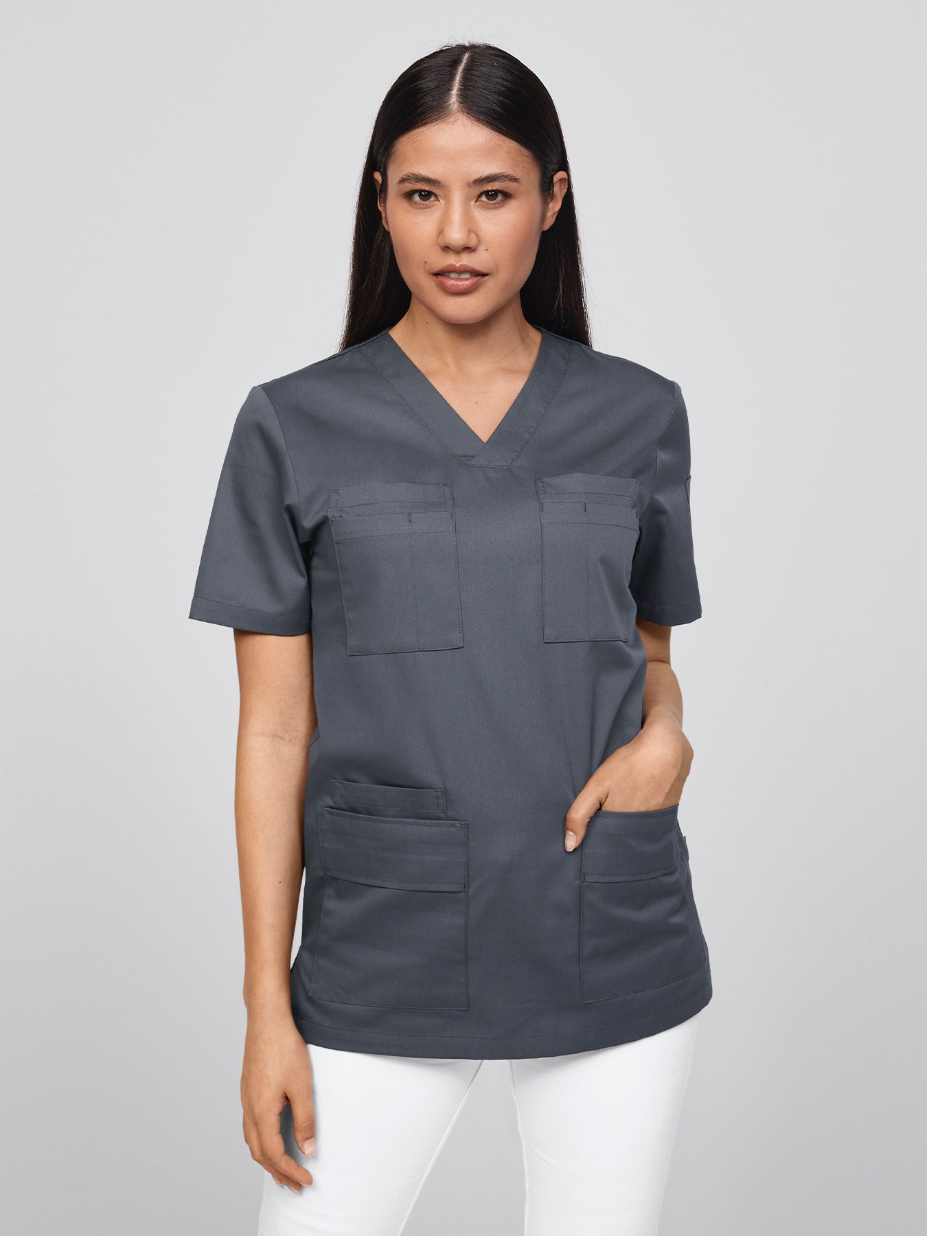 Tunique médicale mixte BRISTOL – 12 poches