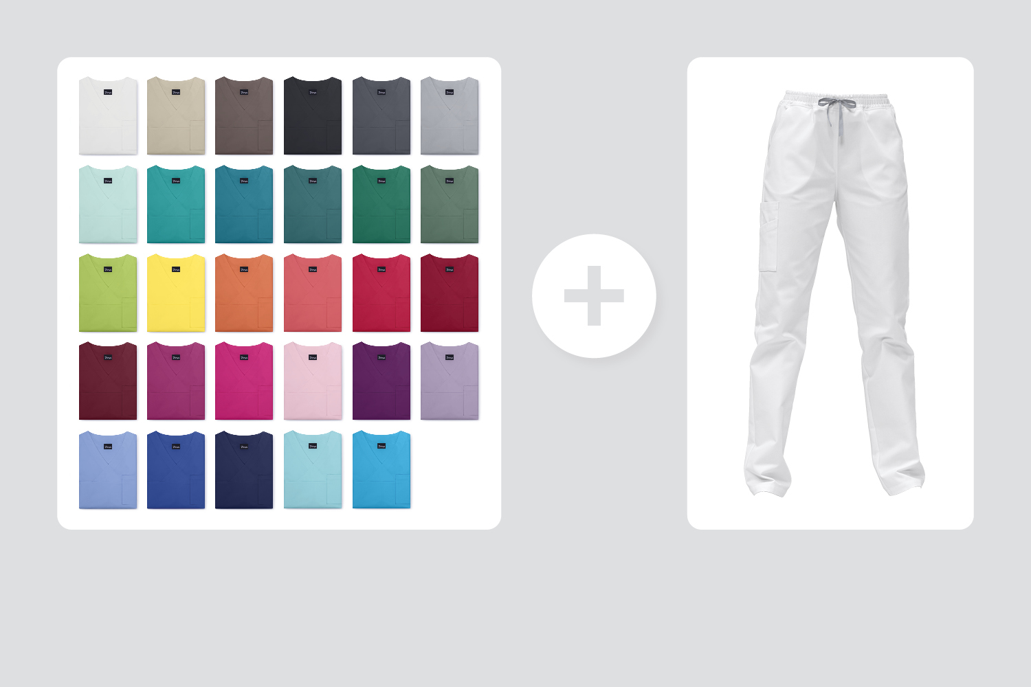 La tunique PISA en plusieurs couleurs avec le pantalon MILANO de 7days