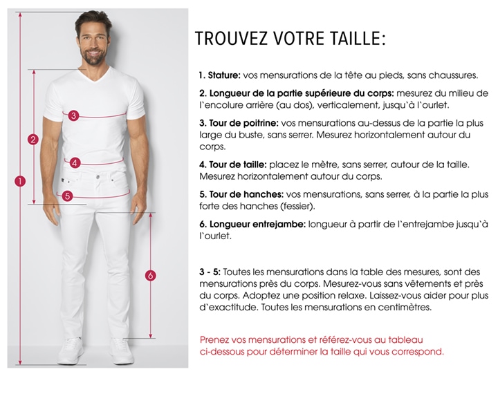 trouvez votre taille